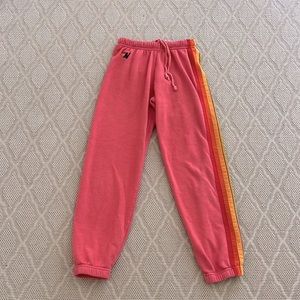 Aviator Nation pink sweatpants